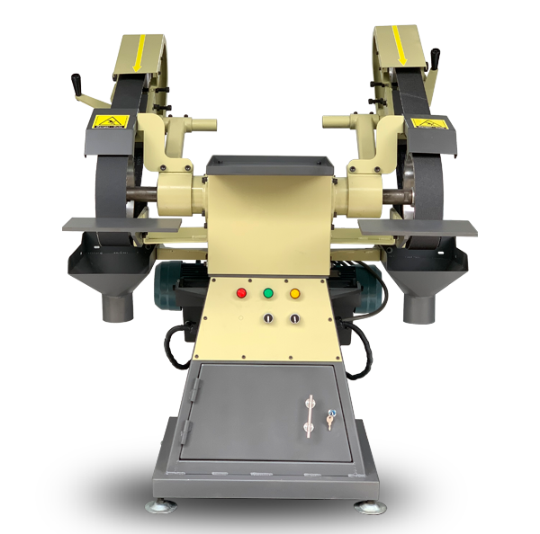 Alternative view of Cabinet Base Dual Belt Grinder Manufacturer